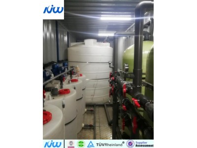 Container Integrated Water Purification System For Explosive Industrial Water