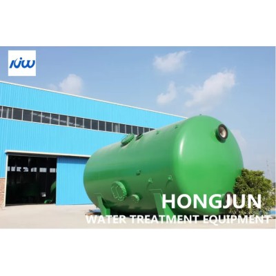 Customized Sand Filter Horizontal Carbon Steel Tank Epoxy Paint Vessel 200000T/H