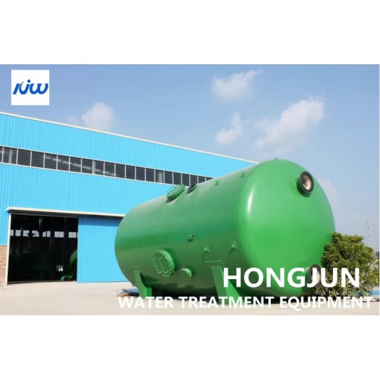 Customized Sand Filter Horizontal Carbon Steel Tank Epoxy Paint Vessel 200000T/H