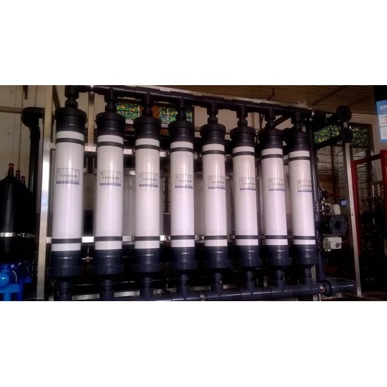 Stainless Steel Ultrafiltration Membrane System , 50000 L/H Filtration Membrane Filtration Unit